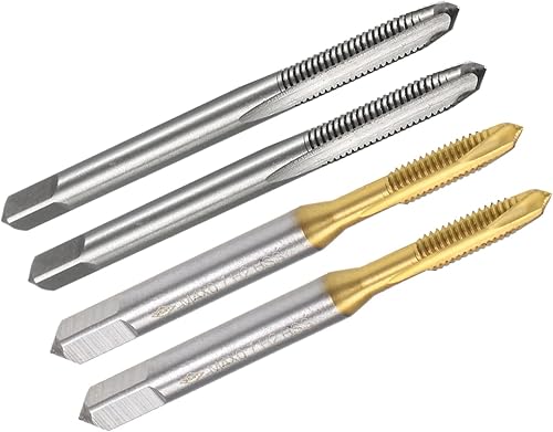 QUARKZMAN 2pz Metrico Macchina Maschiatura M4 x 0.7mm Filettatura Maschiatura & Spirale Punto Spina Filettatura Maschiatura M4 x 0.7 3 Scanalatura H2 Alta Velocità Acciaio - Honorern