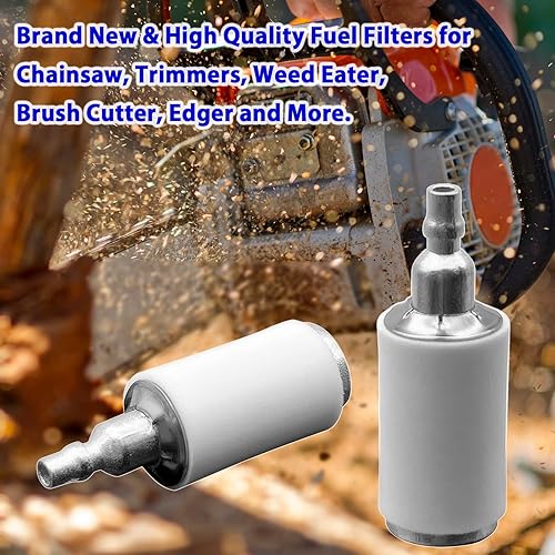 6 pezzi filtro carburante per tagliabordi motosega Blower Edger compatibile con Husqvarna Sostituire parte 530095646 - Honorern