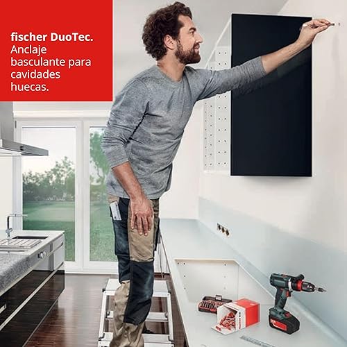 fischer - Tacos pladur DuoTec, para soporte tv 10 mm, Bolsa 10 uds tacos pladur - Honorern