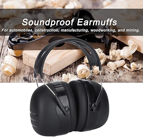 Cuffie Antirumore, Cuffie Antirumore Insonorizzate, NRR 37 Db Ad Alta Attenuazione, per Adulti Uomini Donne Poligono di Tiro Falciatura Edilizia Lavorazione del Legno - Honorern