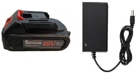 Batteria Di Ricambio 48v Originale SIARLINXI 5000mAh + Caricabatteria x tutti gli Elettroutensili - Honorern