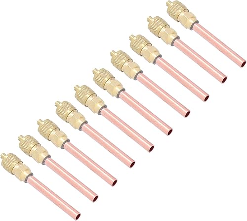 WNSC Valvola di Accesso HVAC, valvola di Accesso al riempimento in Ottone Facile da installare per la casa per la Riparazione dell'Aria condizionata per Il HVAC per R22 R12 R134 - Honorern