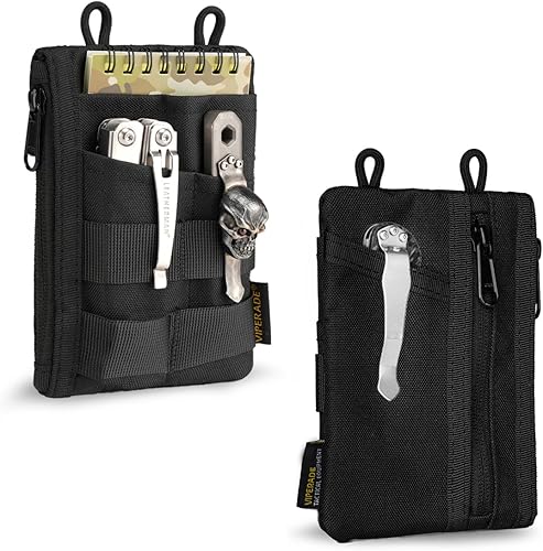 VE18N Borsa porta attrezzi EDC, Borsa porta attrezzi multifunzionale con 6 tasche, Borsa porta attrezzi EDC per uomo, Borsa porta attrezzi multiuso sottile - Honorern
