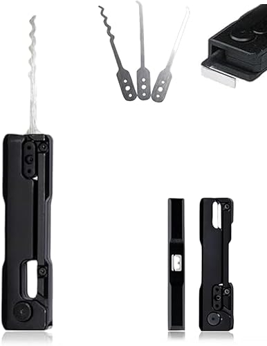 Lock Picking Set, Fidget Toys Set Professional Locksmith, Lock Picking Fidget Set, Compact and Portable Rake Pick Clock,Decompression Tool Pick Set (1 Set) - Honorern