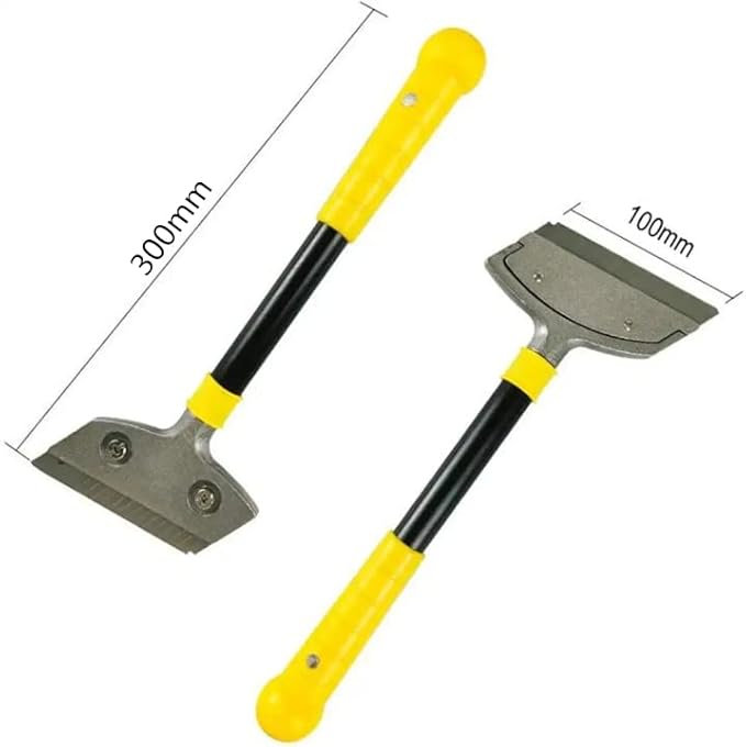 Set Raschietto, Includere un Manico Lungo Raschietto Resistente e un Spatole per Vetro, Tinta, Finestra, Rimozione di Colla, Vernice, Decalcomanie - con 10 Lame - Honorern