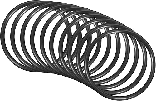 75mm x 65mm x 5mm Nitrile Gomma O-ring x 10pz Rotondo Guarnizione Rondella per Rubinetto Idraulica Riparazione Sigillatura Connessione [Nero] - Honorern