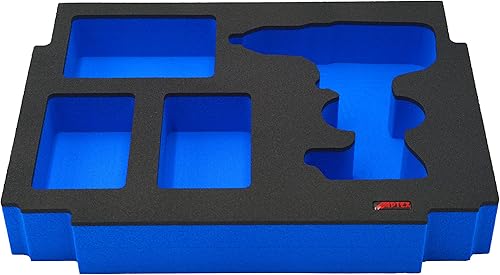 Schaumeinlage passend für Makita Akku-Bohrschrauber DDF 484 für MakPac Gr. 1-3 - Honorern