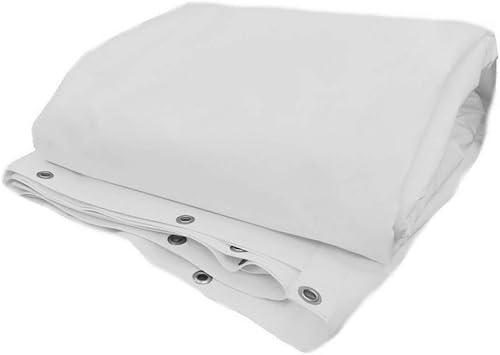 Telo telone impermeabile occhiellato mt 6x8 bianco- 120 gr/m - Honorern