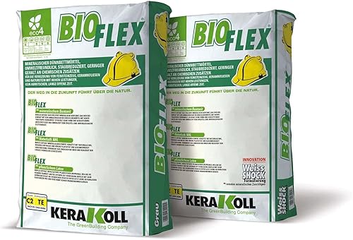 Adesivo minerale deformabile eco-compatibile per incollaggio 25Kg Bioflex S1 Kerakoll - Colore: BIANCO - Honorern