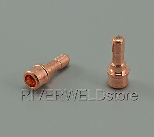 RIVERWELD c1516 Plasma elettrodo HF e c1290 taglio ugello per CEBORA CP 40 Plasma Brenner, 20pcs - Honorern
