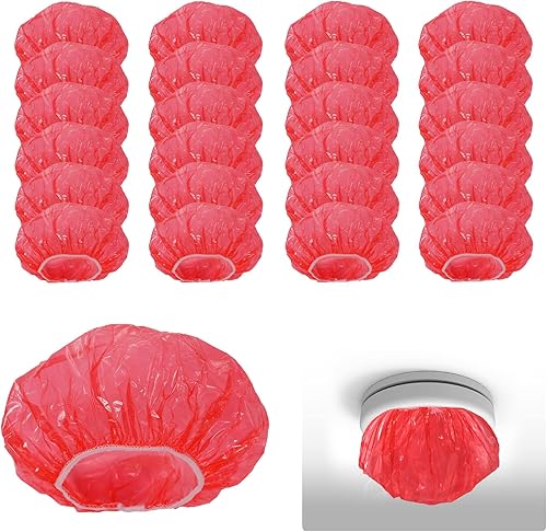 50pz Copertura per Rilevatore di Fumo, Riutilizzabile in Plastica Elastica Ispessita Copertura Antipolvere per Allarme Tappo per Allarme Antincendio per Casa Cucina Cottura al Forno (Rosso) - Honorern