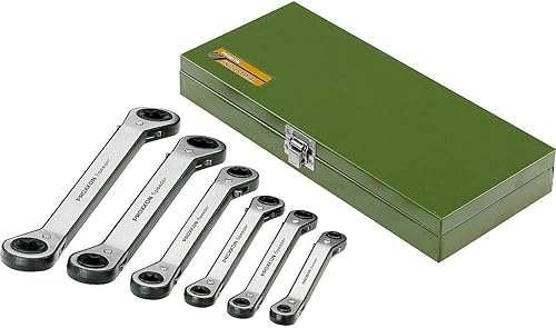 PROXXON 23231 Serie di chiavi a cricco Speeder 6 pezzi, Argento, 307x151x50 mm - Honorern