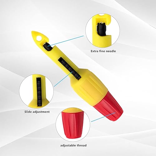 6 clip per piercing isolanti, filo per sonda penetrante, per test di tensione multimetro, rileva circuito elettrico automobilistico - Honorern