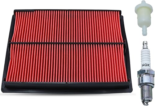 Filtro Aria con Prefiltro per Honda GX620 GX610 GX670 e Motore 18CV 20CV 24CV, ADEFOL Filtro dell'aria con Candela e Filtro Carburante Pezzi di Ricambio Accessorio Motore - Honorern