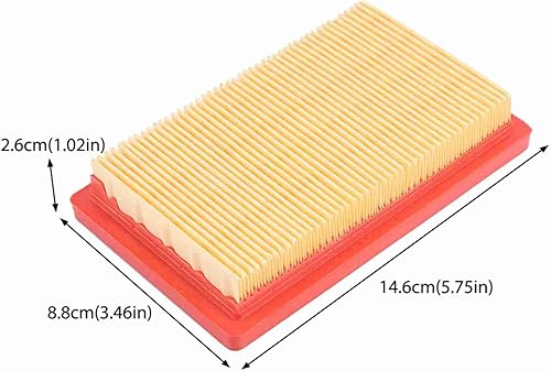 2Pcs Filtri dell'aria del tagliaerba, filtro dell'aria della macchina del filtro dell'aria Sostituzione per XT149 XT173 XT-6 XT-7 Lawn 14 083 01-S 951-10298 Accessori per - Honorern