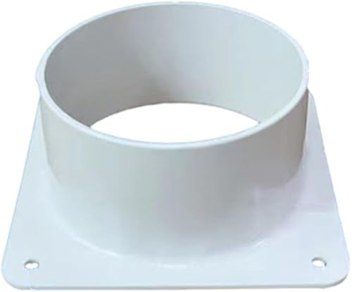Flangia del connettore del condotto, 250 mm, flangia diritta in plastica per tubi di riscaldamento e ventilazione (250 mm) - Honorern