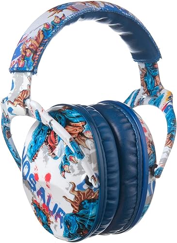 SNR - Paraorecchie 28 dB per bambini - paraorecchie per bambini - paraorecchie antirumore per bambini, bambini piccoli e neonati, perfetti per concerti, studi (nebulosa blu) - Honorern