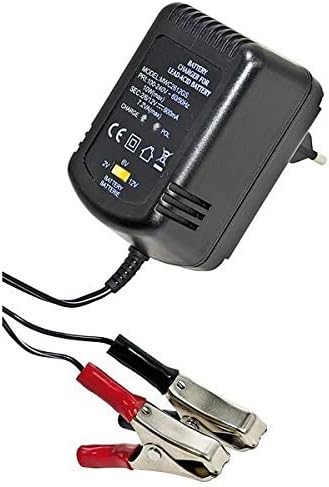 CARICA BATTERIE BATTERIA AL PIOMBO 2V 6V 12V 600mAH STABILIZZATO LED DI STATO - Honorern