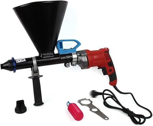 Pistola per fughe per malta, elettrica per cemento, per malta a mano, con 2 ugelli - Honorern