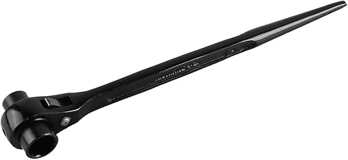 Chiave a cricchetto Nera a sgancio rapido per ponteggi, Strumento per ponteggi Resistente e Robusto per Uso Professionale in edilizia, meccanismo di sgancio rapido - Honorern