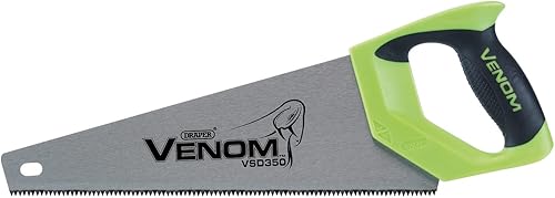 Draper Venom 82198 - Sega a mano per legno con doppia messa a terra, 350 mm, 8PPI - Lunghezza lama 35 cm - 82198 - Sega a mano per alberi e giardini - Honorern