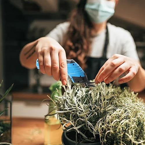 Forbici a batteria per cartone, taglierino per scatole ricaricabile - Forbici elettriche per cartone a batteria - Forbici piccole portatili, taglierino portatile per moquette, feltro, tessuti di coton - Honorern