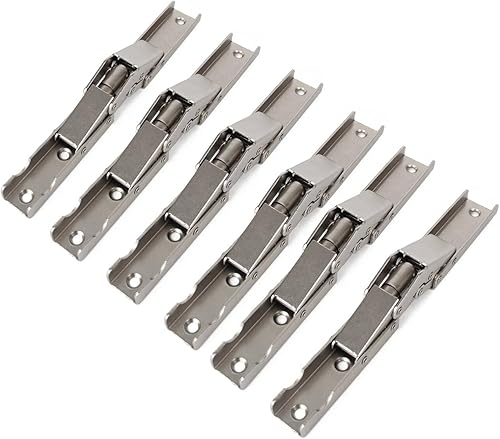 Cerniera pieghevole a 90 gradi per porta/mensola, staffa nascosta, supporto da tavolo per mobili (6 pezzi) - Honorern