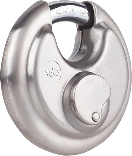 YALE Lucchetto Y1130040080X in Ottone, con Arco Lungo 40mm, con 2 chiavi - Honorern